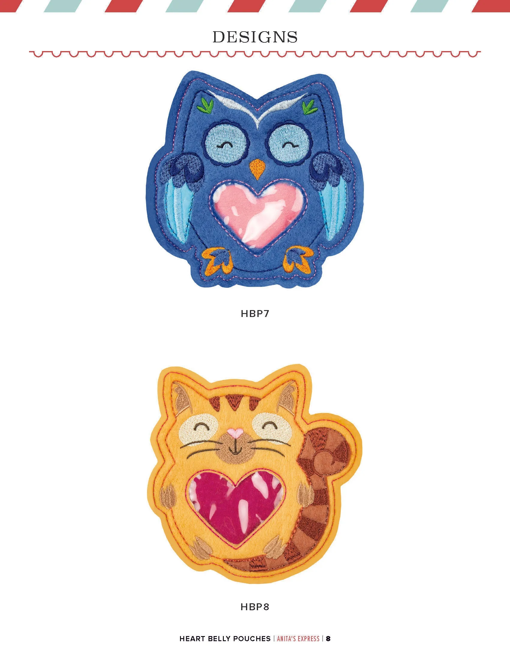 Heart Belly Pouches