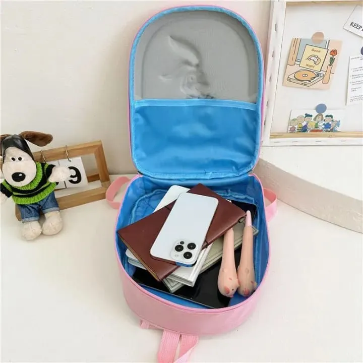 Hellow Bunny Pink Color Multipurpose Backpack Bag BG5542F