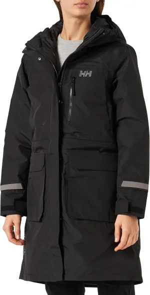 Helly-Hansen Women's Rigging Waterproof Breathable Rain Coat Jacket with Hood