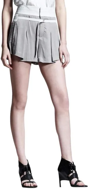 Helmut Lang Triton Pleated Shorts Size 0 (Run Big)