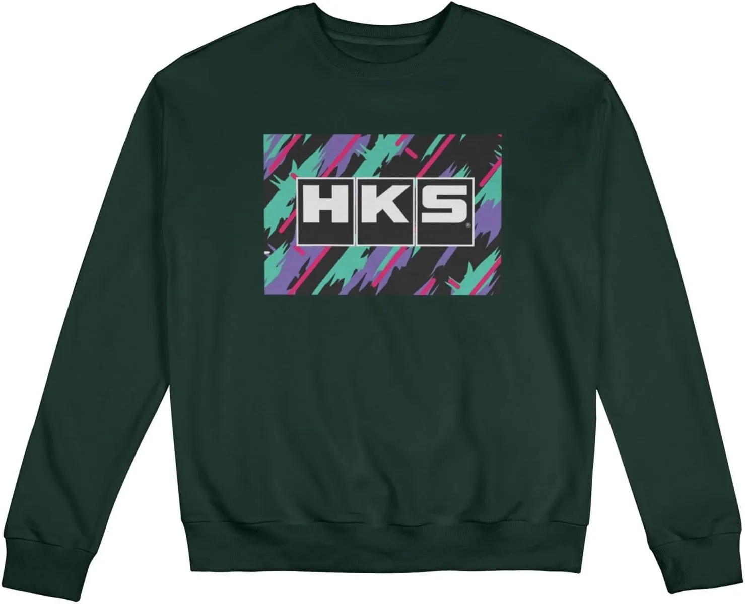 Hks Japanese Aftermarked Car Parts Sweatshirt Unisex Crew Neck Sweatshirt Casual