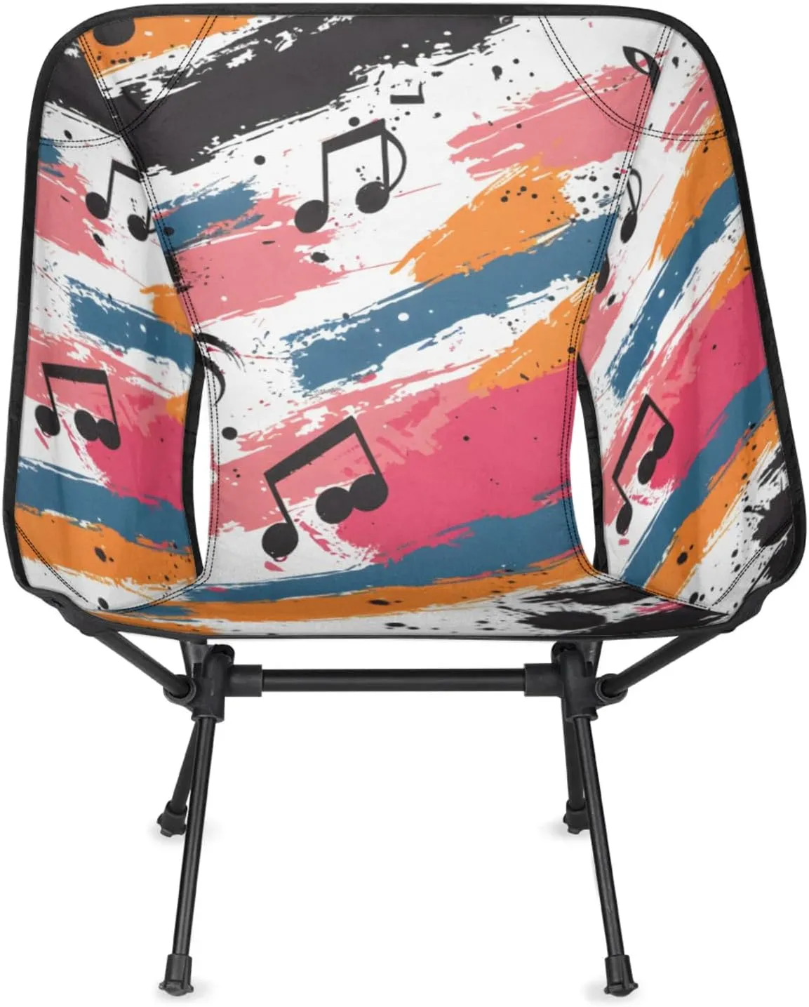 Honeybaby Folding Camping Chair Note Music Camping Chairs Lightweight Portable Chair Outdoor Foldable Chairs for Camping Travel Picnic Beach Hiking