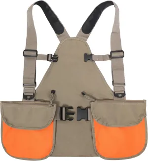 HUNTPAL Upland Hunting Tactical Vest with Game Pouch and Pockets, Hunting Bag Backpack with Adjustable Chest and Waist Belt