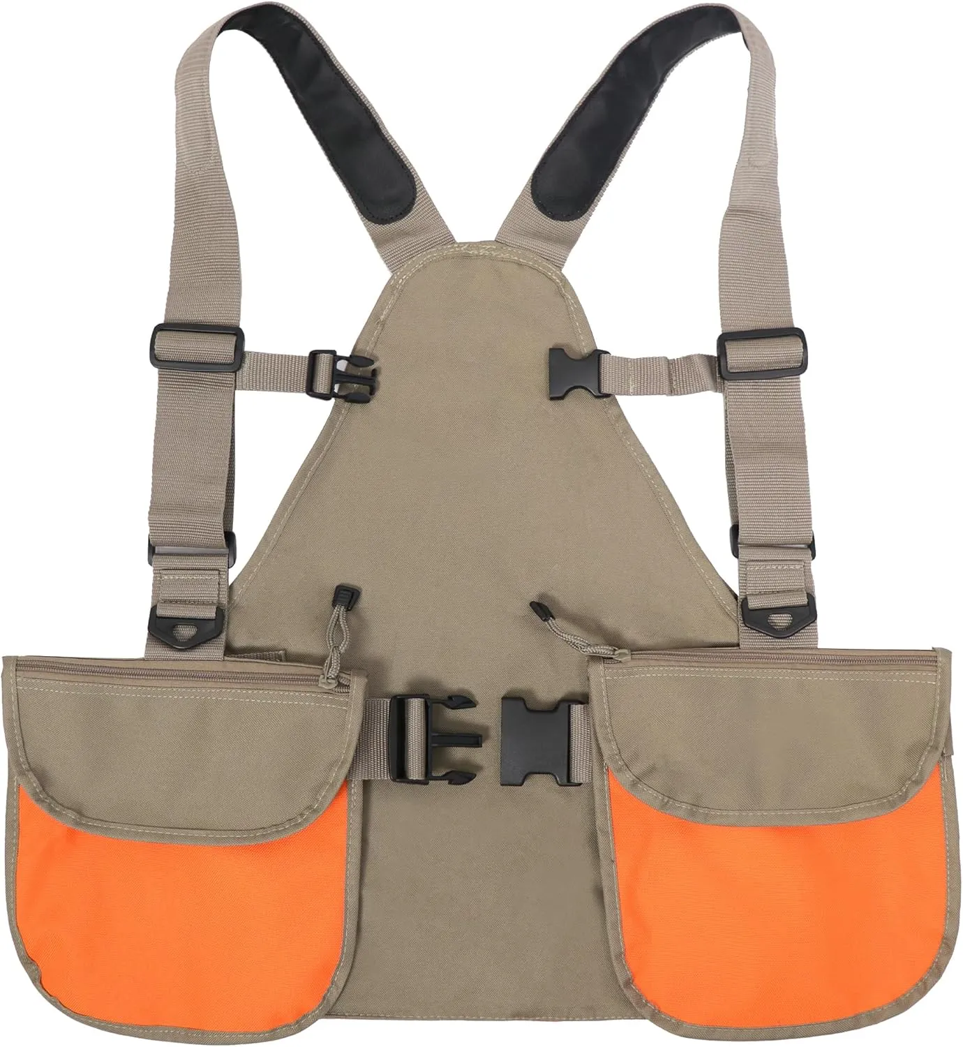 HUNTPAL Upland Hunting Tactical Vest with Game Pouch and Pockets, Hunting Bag Backpack with Adjustable Chest and Waist Belt