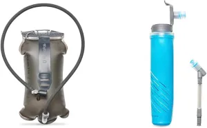 Hydrapak 3-Liter Ultra-Durable Force Water Bladder and 600ml Collapsible UltraFlask Speed Soft Flask