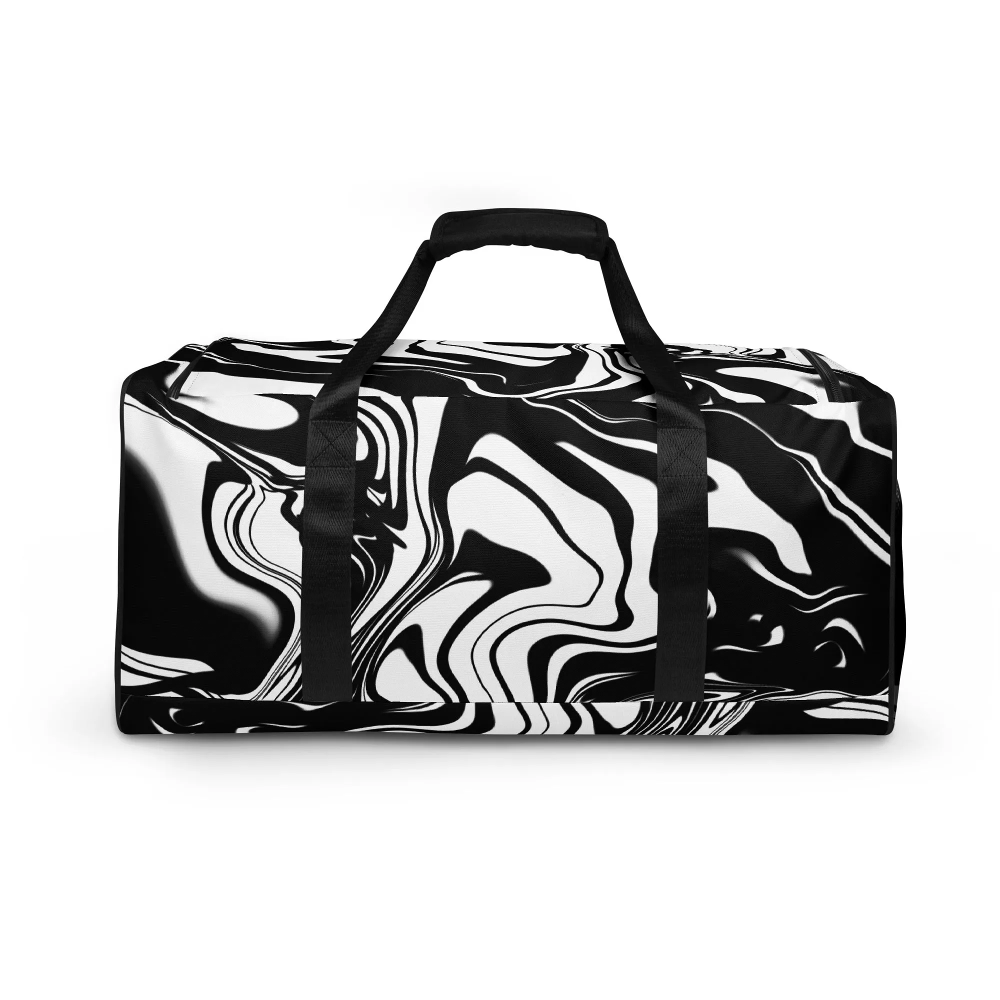 Illusions Psychadelic Black & White Duffle bag