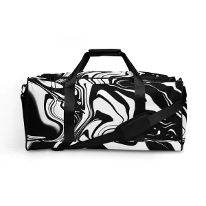 Illusions Psychadelic Black & White Duffle bag