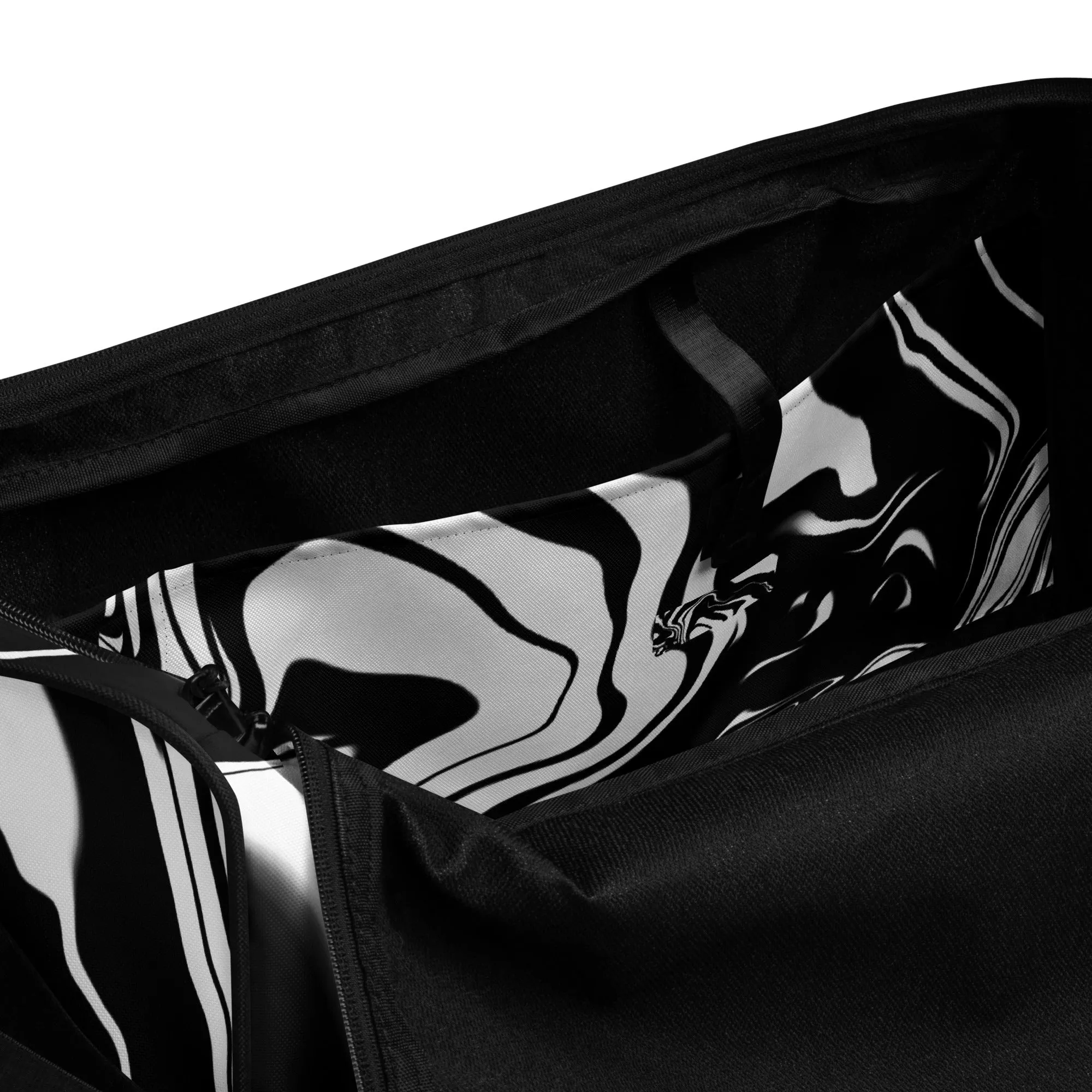 Illusions Psychadelic Black & White Duffle bag