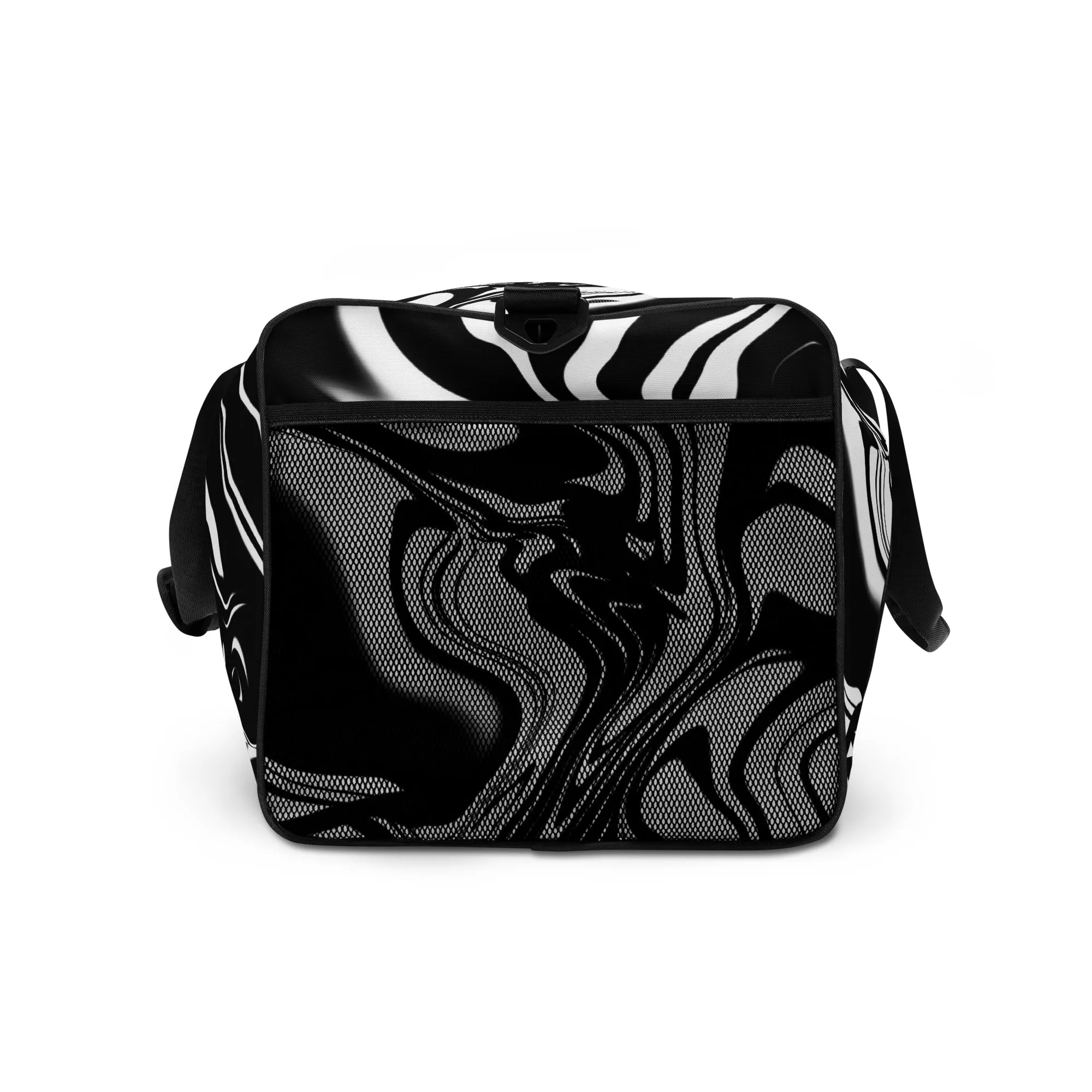 Illusions Psychadelic Black & White Duffle bag