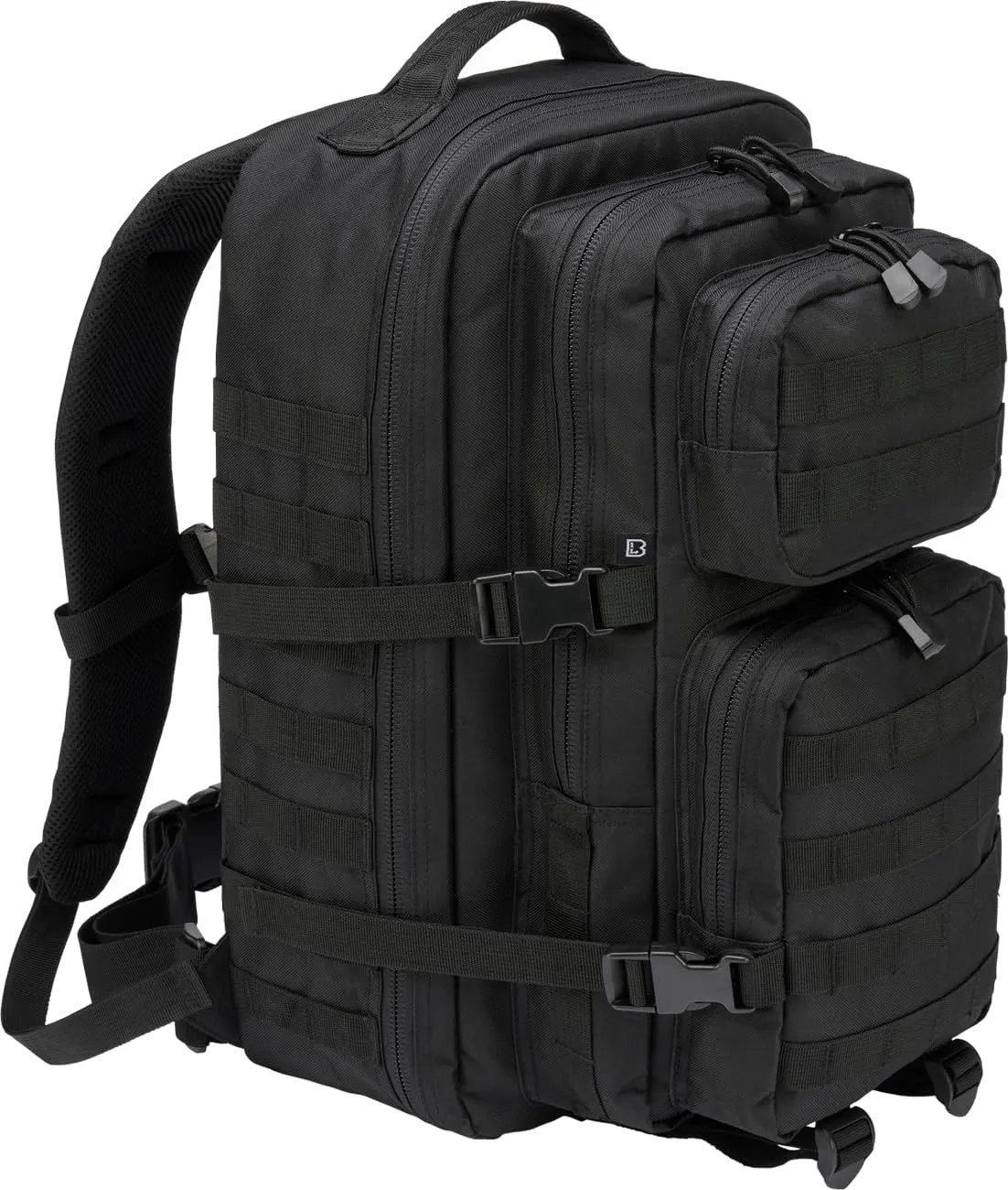 individual Wear Unisex Assault Backpack, Black - Large