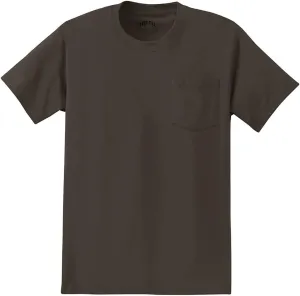 Joe's USA Mens Pocket Tees Heavyweight 6.1-Ounce Pocket T-Shirts - Regular, Big and Tall Sizes