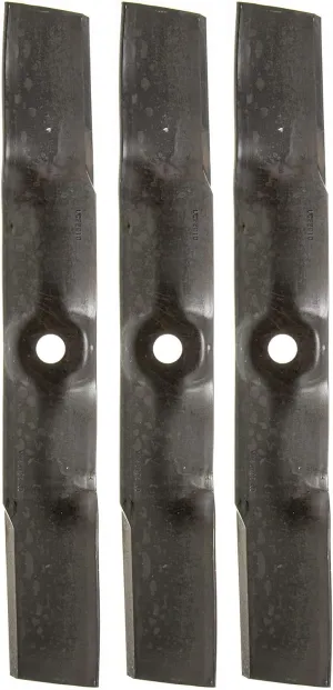John Deere UC22010 Mower Blades 3-Pack 54" Deck GX225 GX335 GX345 X320 X500 X750 Z535 Z540 Z445