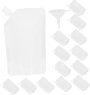 Juice Drink Containers Drip Proof Plastic Pouches for Party and Travel