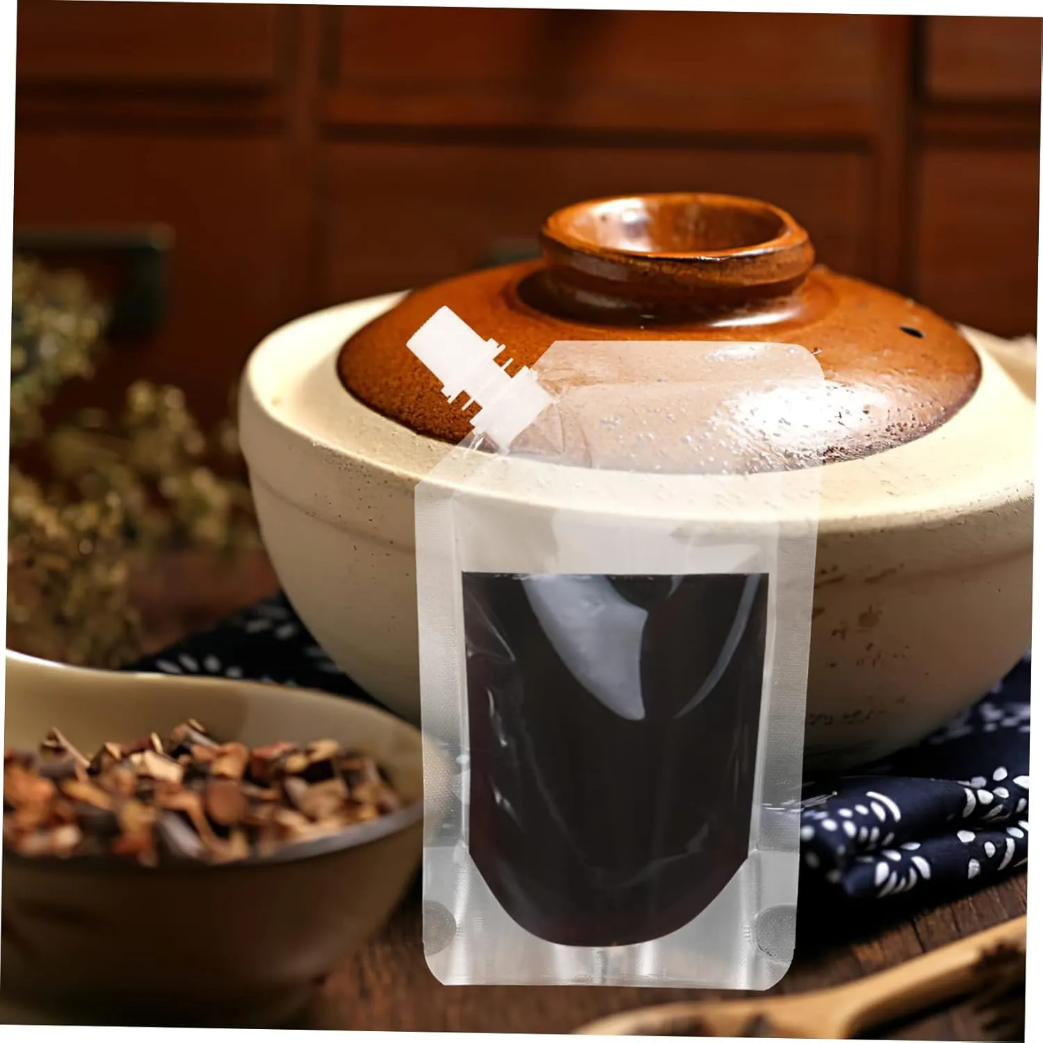 Juice Drink Containers Drip Proof Plastic Pouches for Party and Travel
