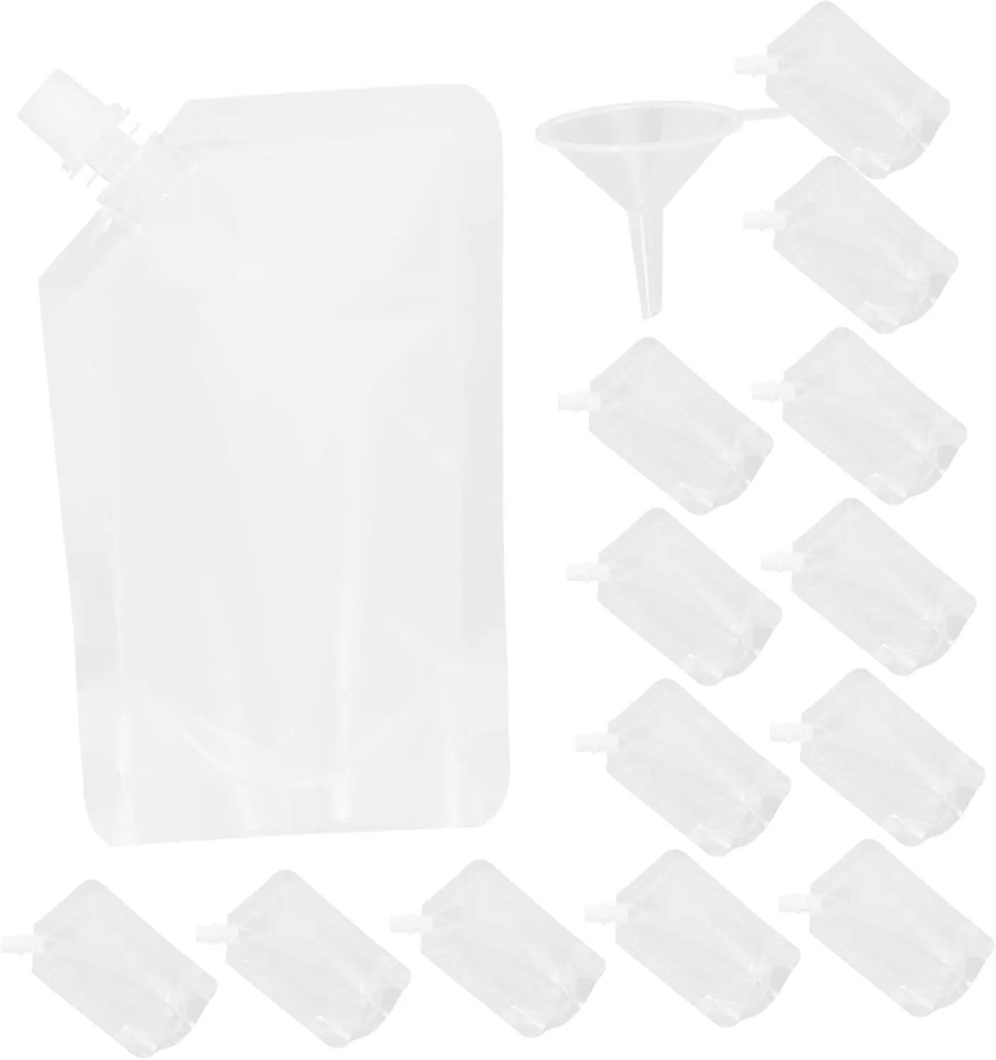 Juice Drink Containers Drip Proof Plastic Pouches for Party and Travel