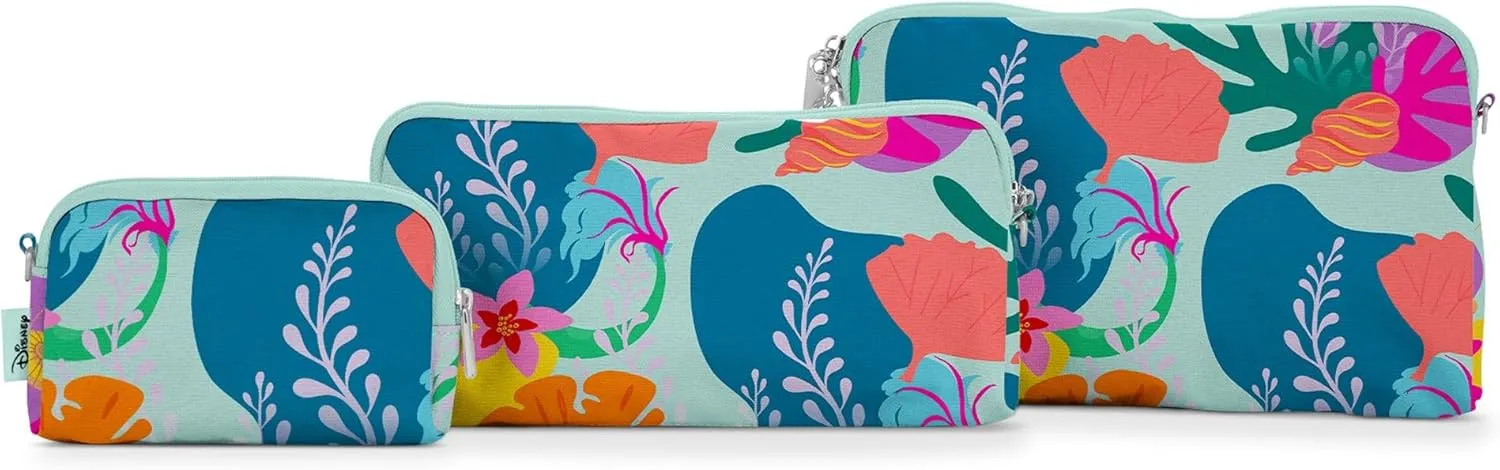 JuJuBe | Be Set Organization Pouches, Pretty Travel Toiletry Bag Set for Women, Stylish Party Clutch or Handbag