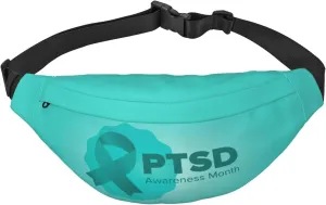 June Is Ptsd Awareness Month Unisex Fashion Sporty Multi-Purpose Crossbody Bags Waist Bag With Adjustable Strap For Outdoors Running Cycling