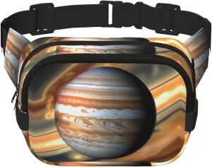 Jupiter Landscape Fitness travel shoulder bag, fashionable and casual waist bag, square double-layer waist bag