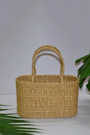 Kauna Oval Basket Bag Natural