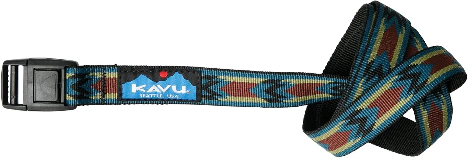 KAVU Burly Belt 1 Inch Nylon Adjustable Waist - Made in America
