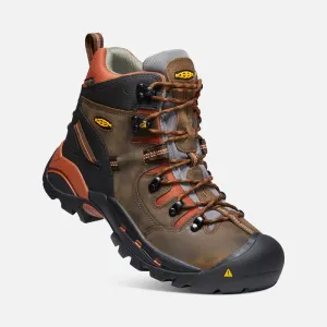 Keen Utility Pittsburgh 6" Soft Toe Boot - Cascade Brown/Bombay Brown - Men