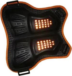 Kid's Cycling Protective Gear Vest Reflective Vest Pads for Bike Riding Durable Sports Protective Gear Adjustable Waist Straps