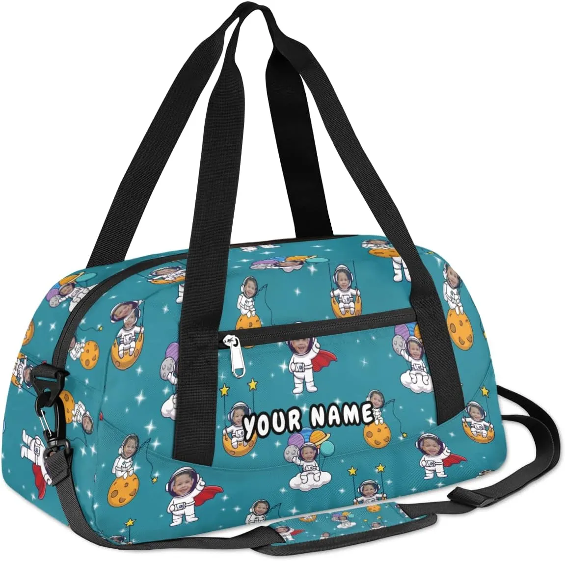 Kids Duffel Bag for Girls Boys Teen Dance Bag Overnight Small Duffel Bag Carry On Weekend Sports Gym Travel Bag, Multicolor 1