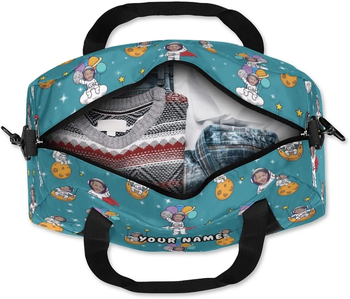 Kids Duffel Bag for Girls Boys Teen Dance Bag Overnight Small Duffel Bag Carry On Weekend Sports Gym Travel Bag, Multicolor 1