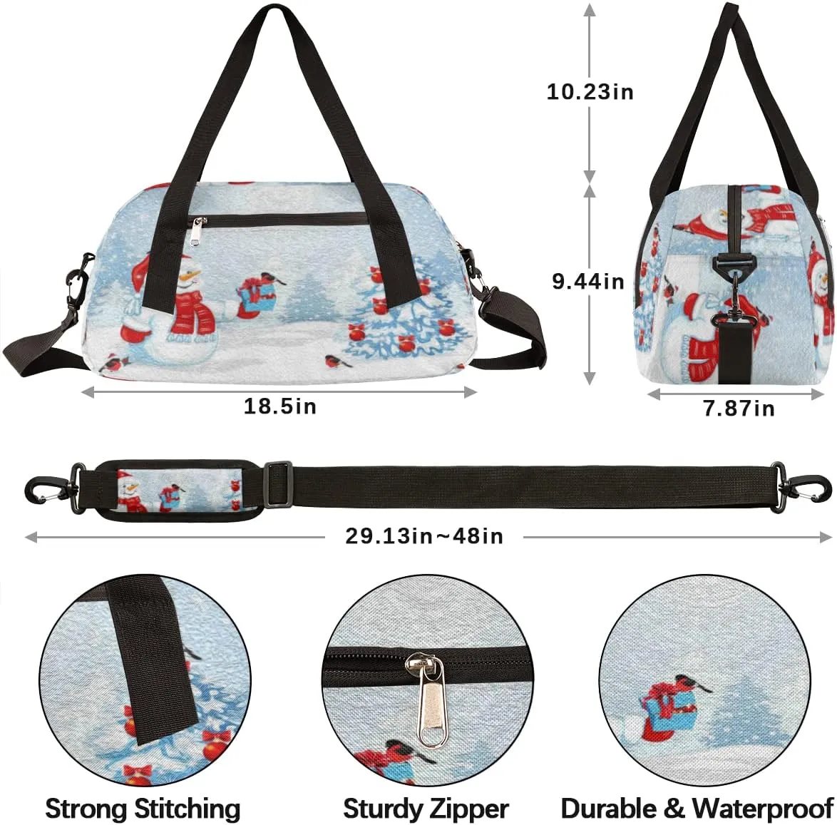 Kids Duffel Bag for Girls Boys Teen Dance Bag Overnight Small Duffel Bag Carry On Weekend Sports Gym Travel Bag, Multicolor 5