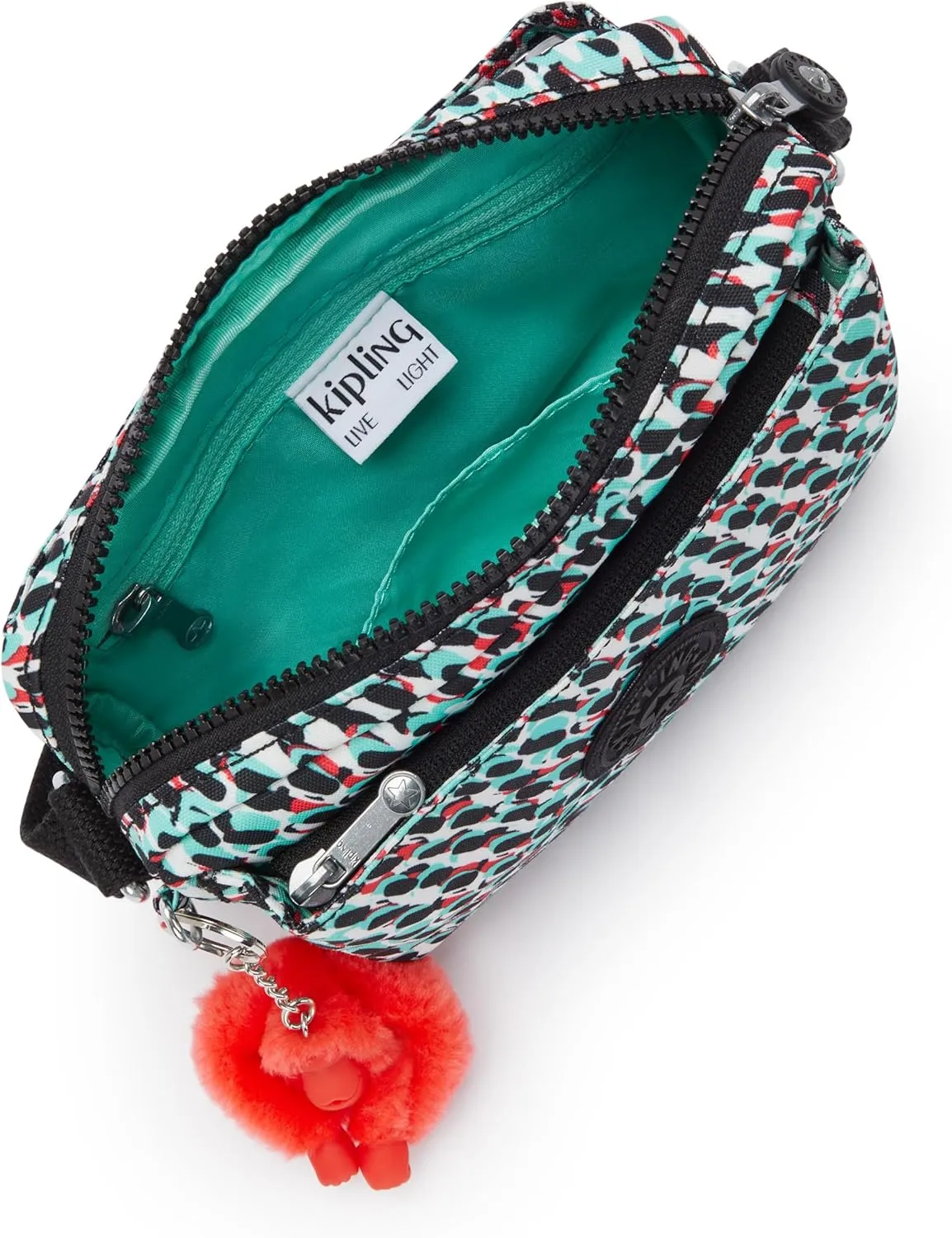 Kipling Women's Abanu Crossbody Bag, Lightweight, Adjustable Waist Pack with Multi-Compartment Zip Pockets