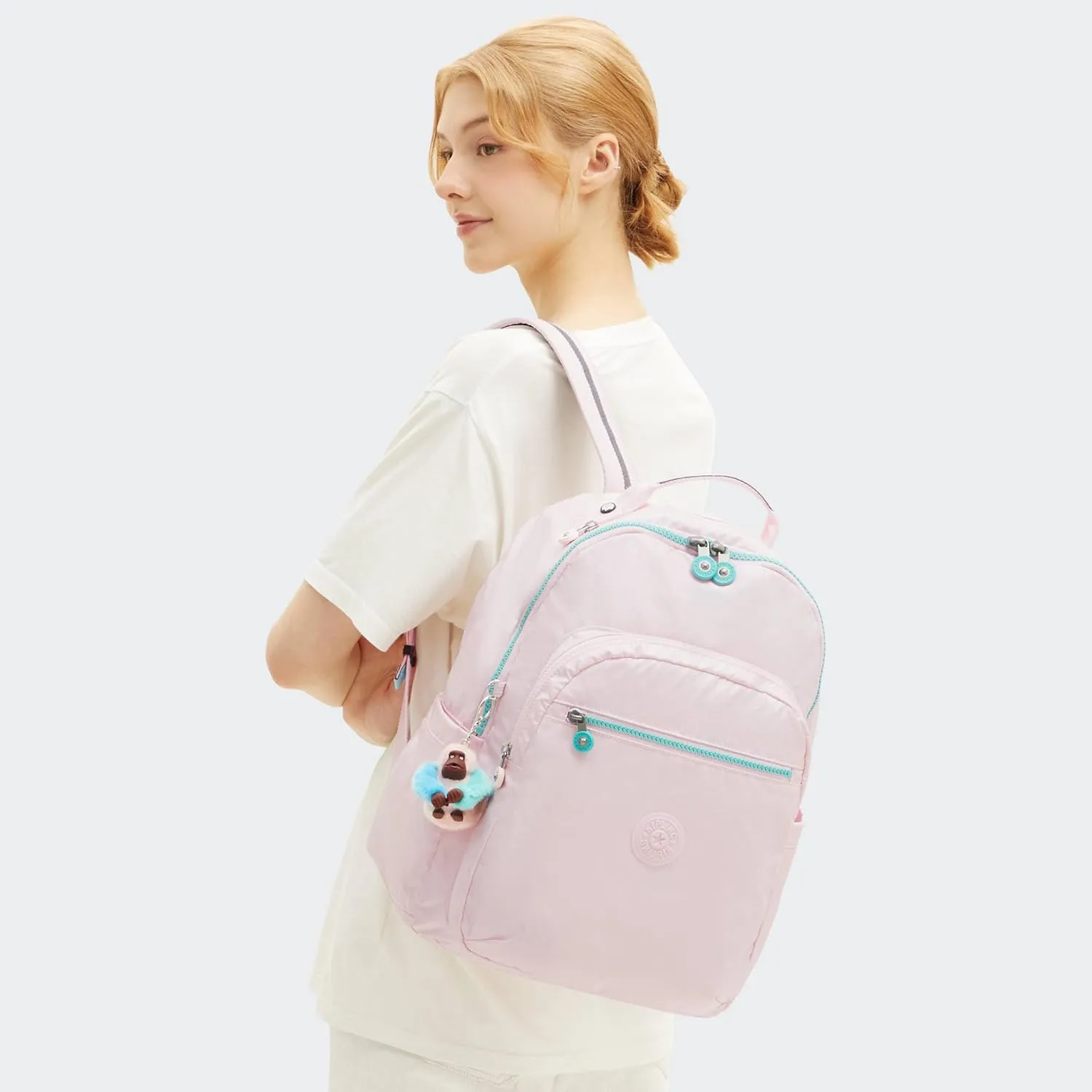 Kipling Women's Seoul 15" Laptop Backpack, Durable, Roomy with Padded Shoulder Straps, Built-In Protective Sleeve