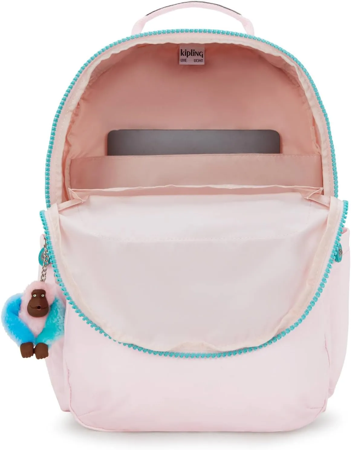 Kipling Women's Seoul 15" Laptop Backpack, Durable, Roomy with Padded Shoulder Straps, Built-In Protective Sleeve