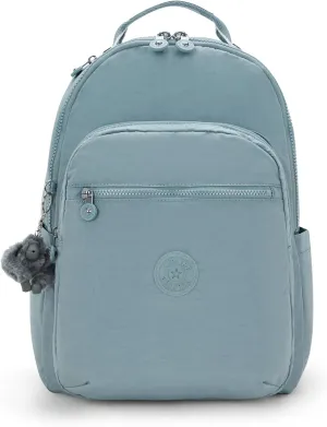 Kipling Women's Seoul 15" Laptop Backpack, Durable, Roomy with Padded Shoulder Straps, Built-In Protective Sleeve
