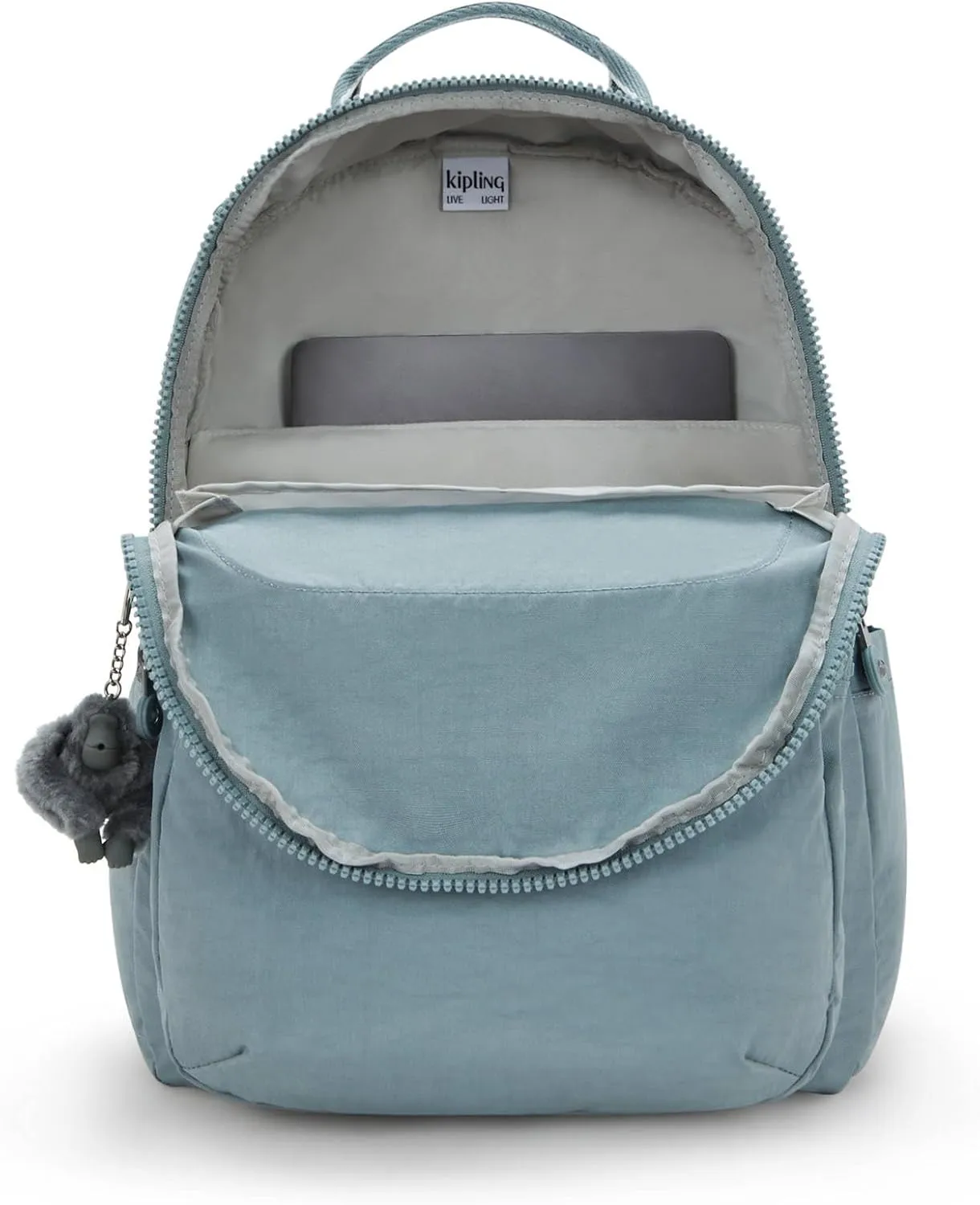 Kipling Women's Seoul 15" Laptop Backpack, Durable, Roomy with Padded Shoulder Straps, Built-In Protective Sleeve