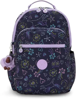 Kipling Women's Seoul 15" Laptop Backpack, Durable, Roomy with Padded Shoulder Straps, Built-In Protective Sleeve