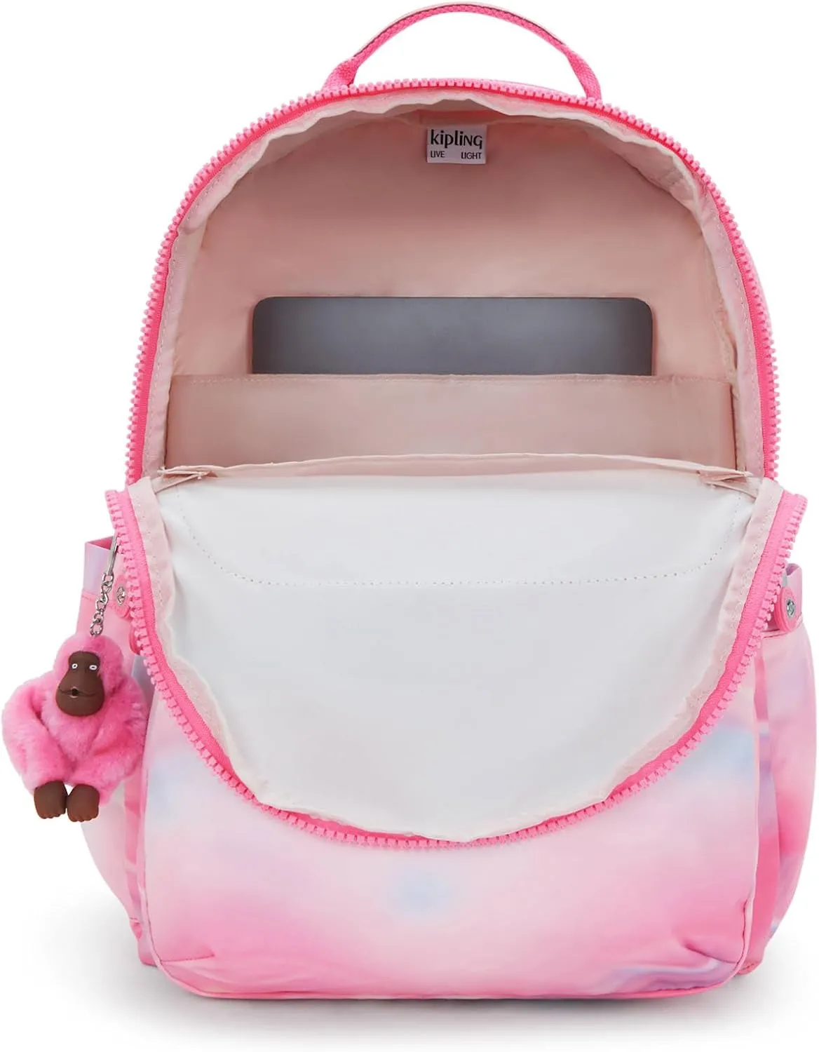 Kipling Women's Seoul Bts Prt 15" Laptop Backpack, Durable, Roomy with Padded Shoulder Straps, Built-In Protective Sleeve