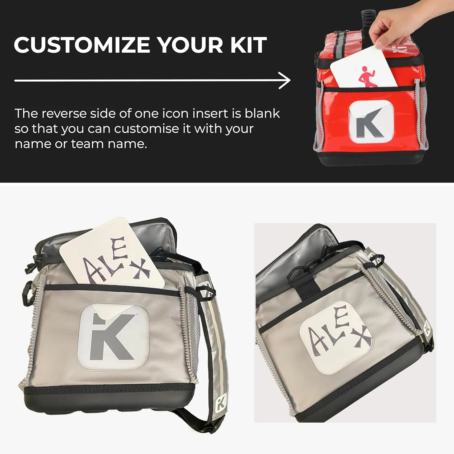 KitBrix Waterproof Sports Duffel Bag, Personal Item Travel Bag 15.3" x 9.4" x 9.4" - Solid Base - Built for Wet, Muddy Gear - Multi-Use Swimming, Gym, Soccer, Camping, Triathlon Transition Bag, Yellow