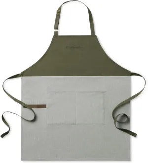 KitchenAid® Evergreen Design Series Herringbone Apron, 100% Cotton, Adjustable Straps, Deep Forest Green, 32"x28"