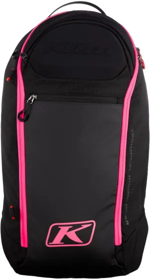 KLIM Krew 16 Pack Technical Snowmobile Backpack - Black - Knockout Pink