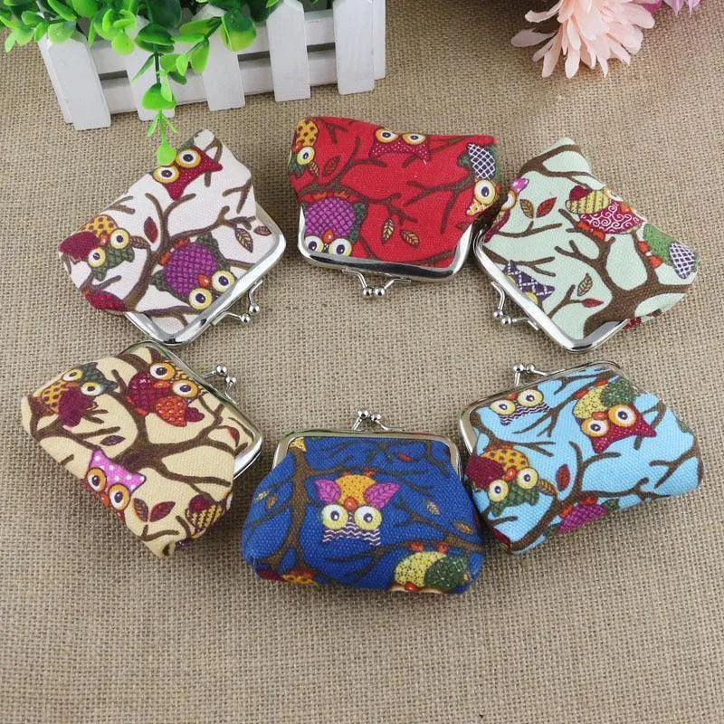 Korean lovely small zero purse lady canvas