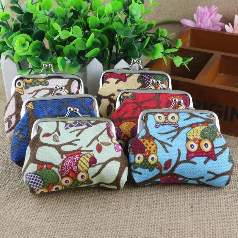 Korean lovely small zero purse lady canvas