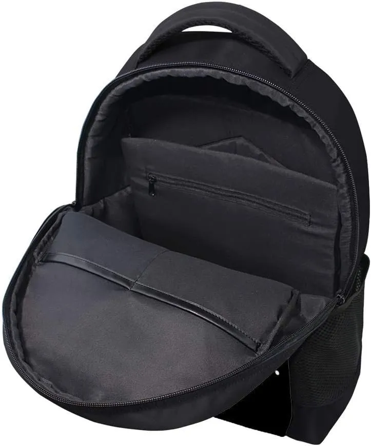 Kuizee Classic Backpack Schoolbag Adjustable Padded Shoulder Straps Daypack ﻿Sun Eclipse Astronomy Astrology Mysticism Black Casual Bags Durable College Daily 16Inch