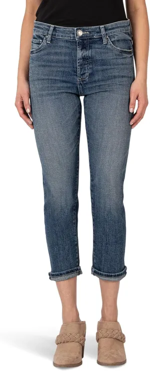 KUT from the Kloth Women's Elizabeth Slouchy Boyfriend Hiddden Btn