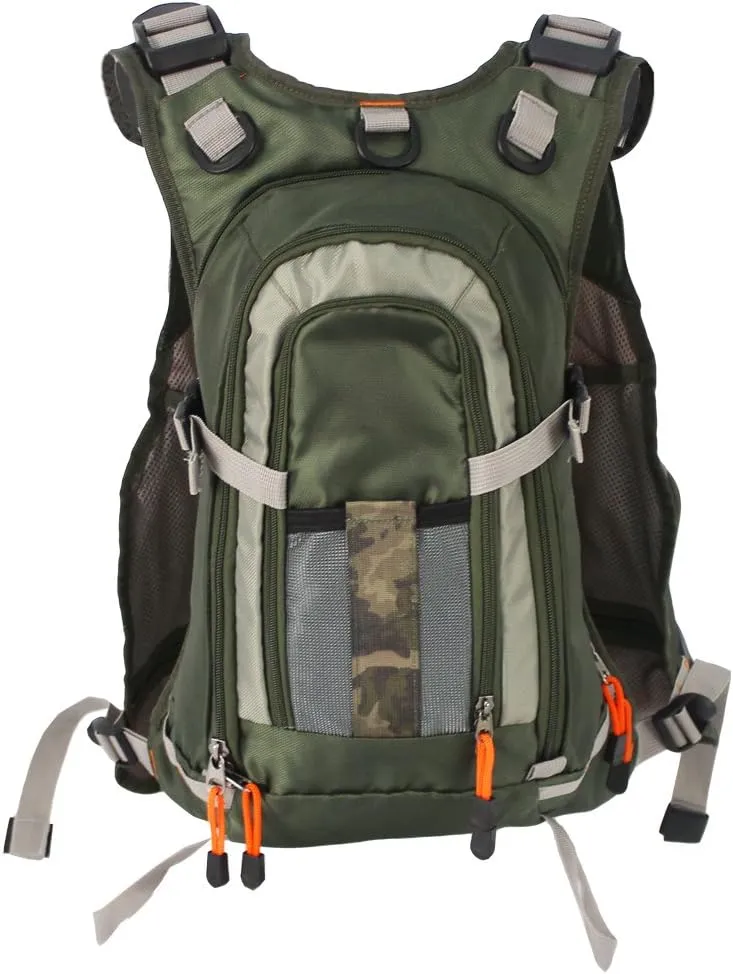 Kylebooker Fly Fishing Vest Pack Adjustable for Men and Women