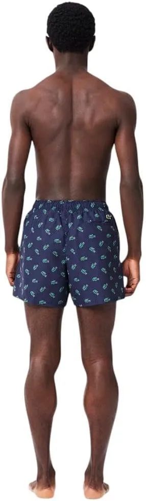 Lacoste Men's Standard Allover Croc Swim Short