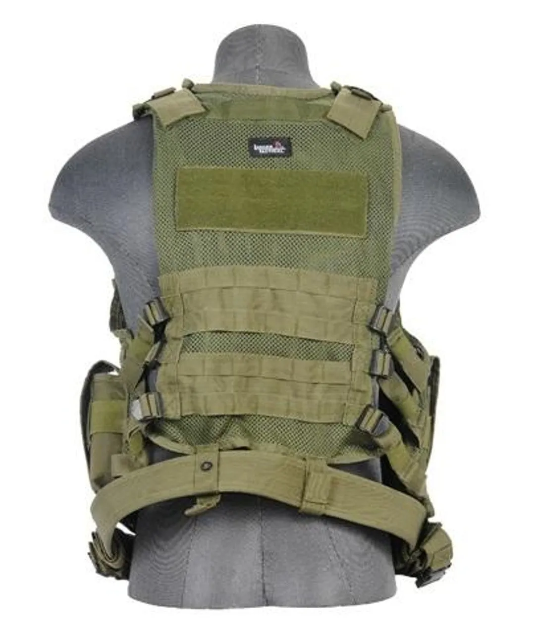 Lancer Tactical Cross Draw Tactical Vest OD Green – Military & Airsoft Gear