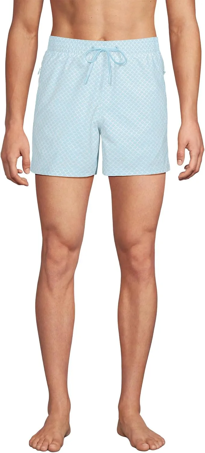 Lands' End Men's 5 Inch Volley Swim Trunk