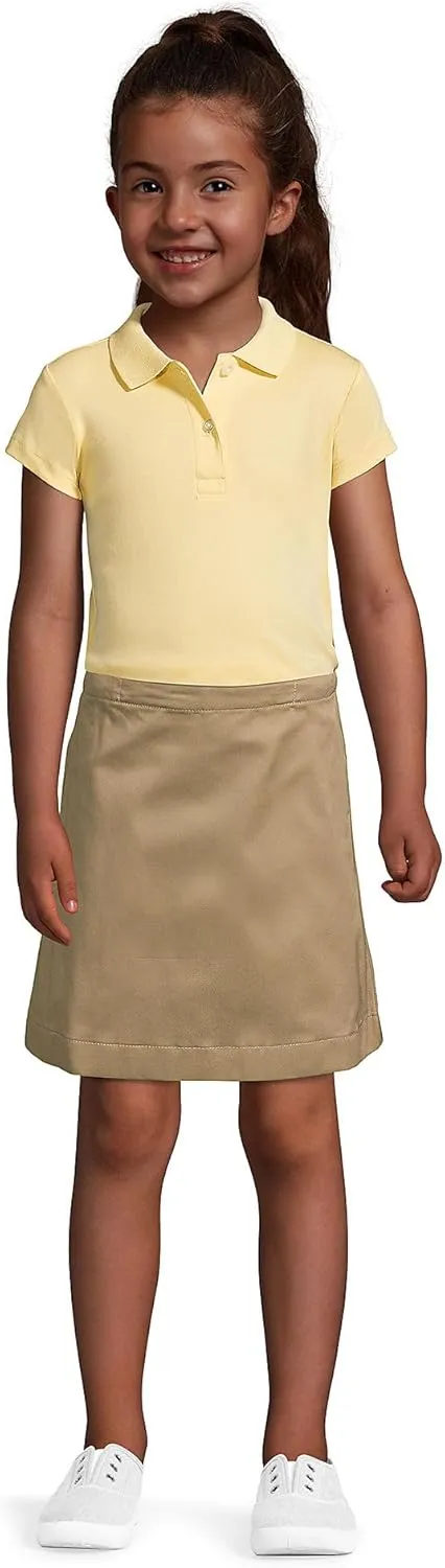 Lands' End School Uniform Girls Blend Chino Skort Above Knee