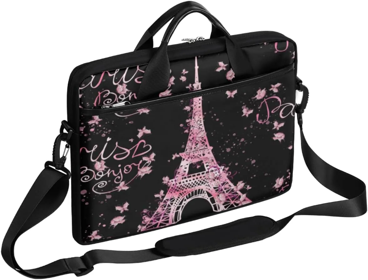 Laptop Bag for Women Men Waterproof Laptop Shoulder Bag 14-15.6 Inch Computer Messenger Bag Carrying Case