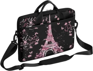 Laptop Bag for Women Men Waterproof Laptop Shoulder Bag 14-15.6 Inch Computer Messenger Bag Carrying Case